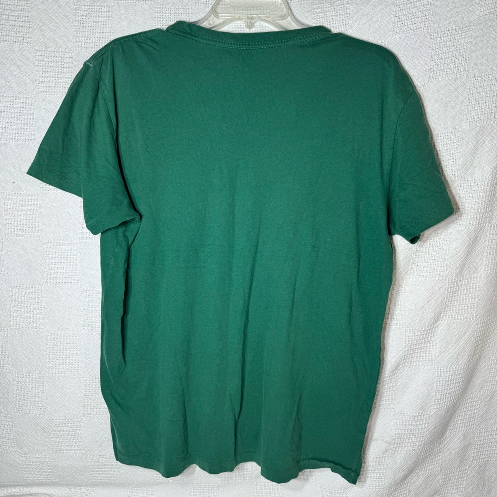Aeropostale Vertical Aero87 Original Brand Graphic Short Sleeve Tee Green size M - Picture 4 of 7